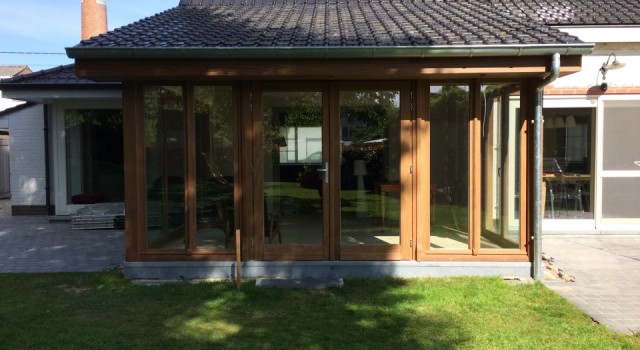 Veranda in opbouw
